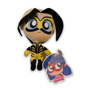 Miraculous Ladybug Zag Chibi Vesperia Zoe Lee Plush 9” Stuffed Animal Toy NWT